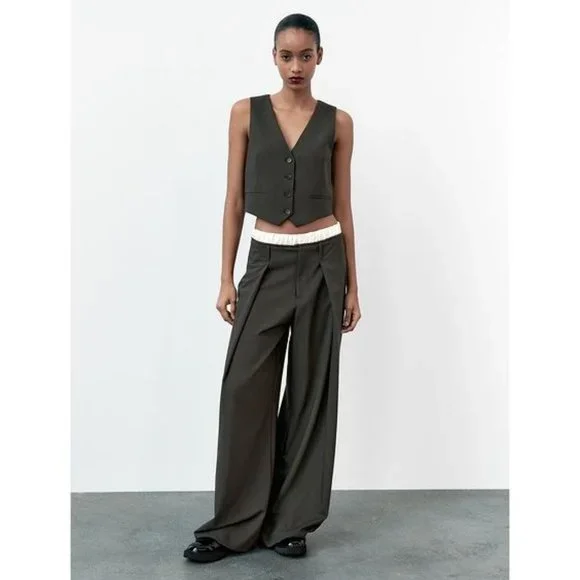 Zara Combo Boxer Pants NWT - Picture 6 of 15